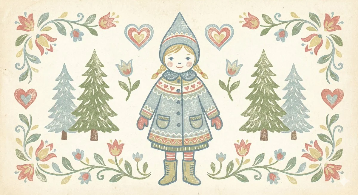 Whimsical Scandinavian Folk Art Unveiled