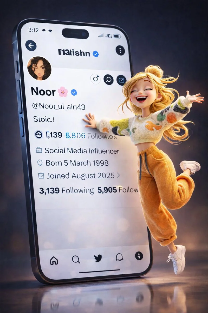 Whimsical Tech: A Playful Portrait with a Modern Twist