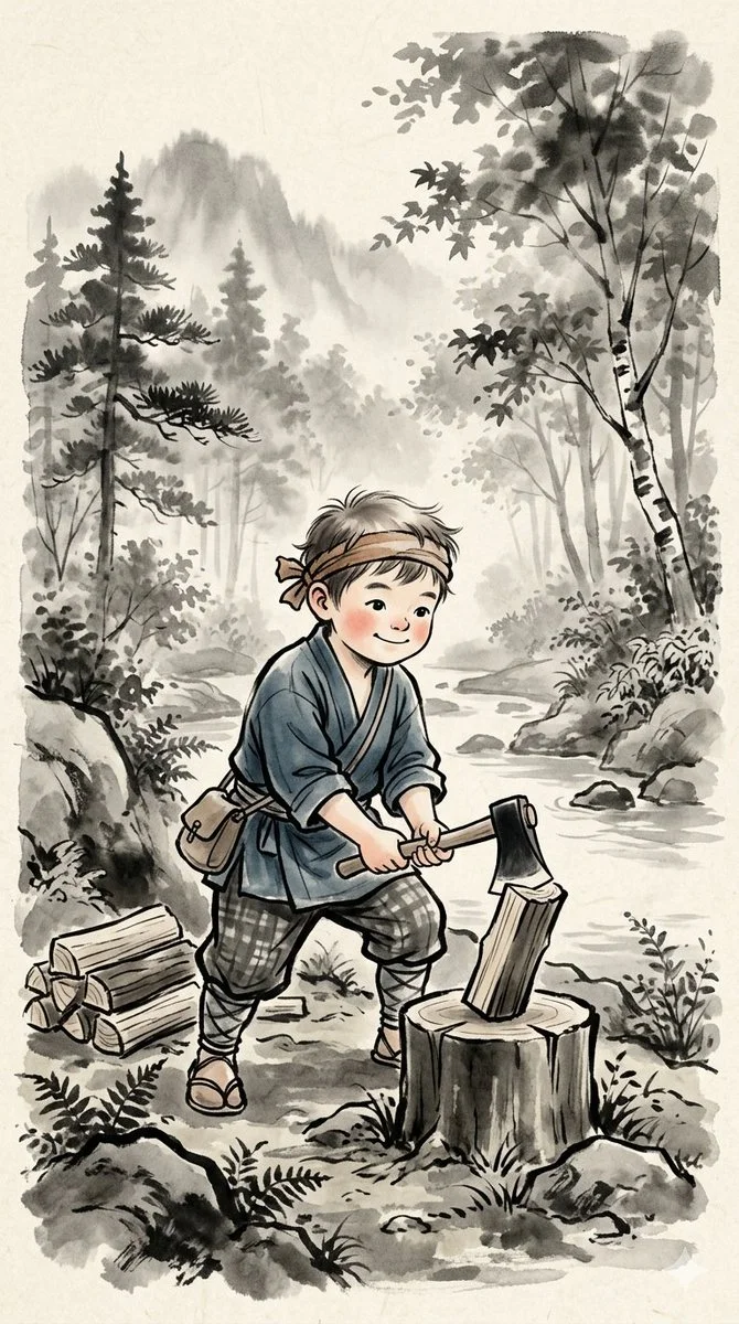 Whispers of Childhood in Nature's Heart