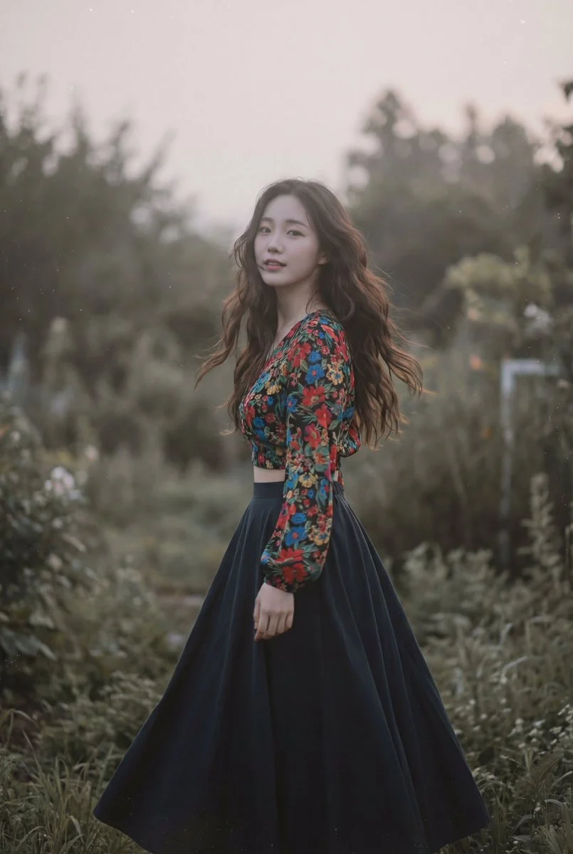 Whispers of Elegance: A K-Pop Dreamscape