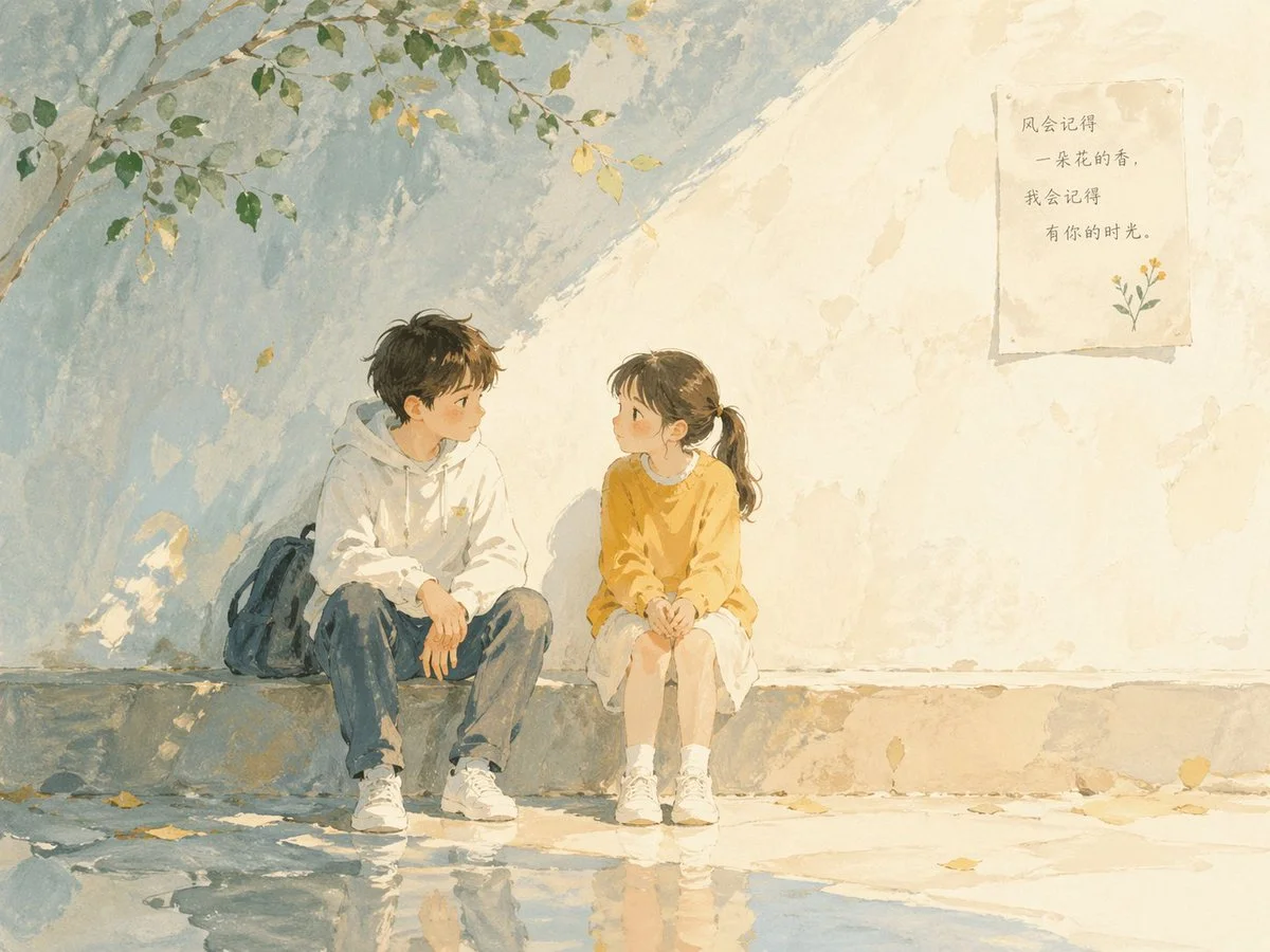 Whispers of Friendship in Pastel Hues