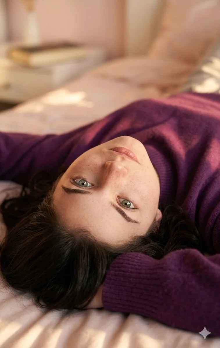 Whispers of Innocence in Purple Hues