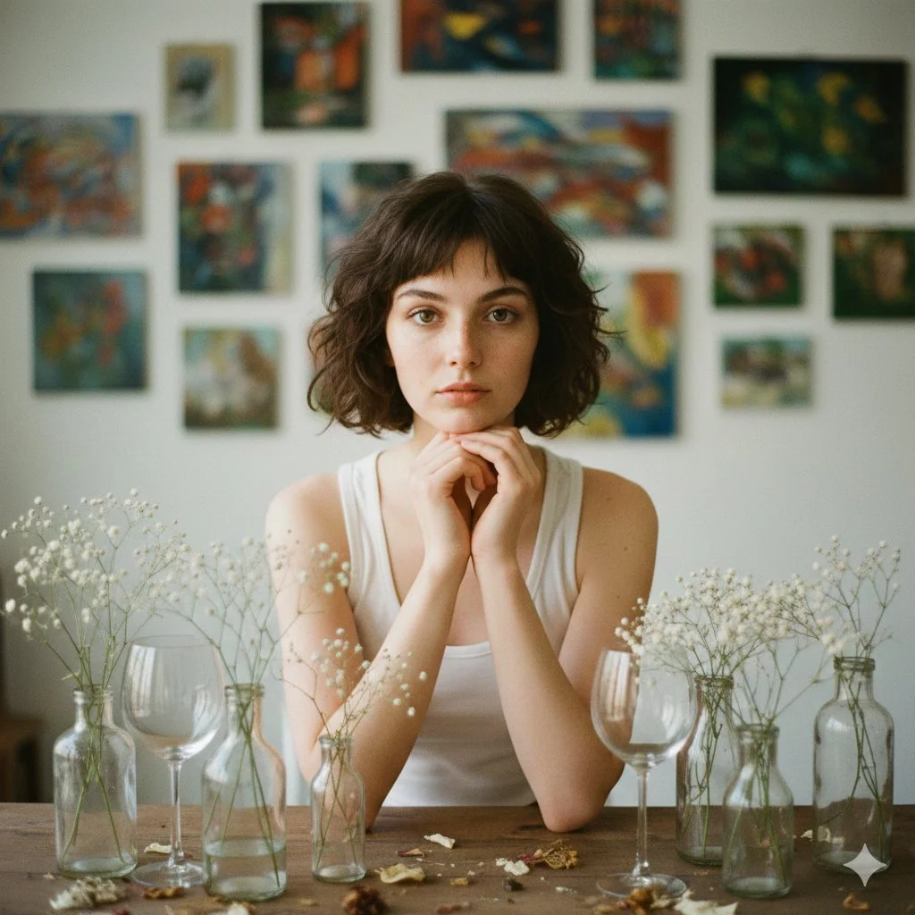 Whispers of Melancholy: A Cozy Artistic Retreat