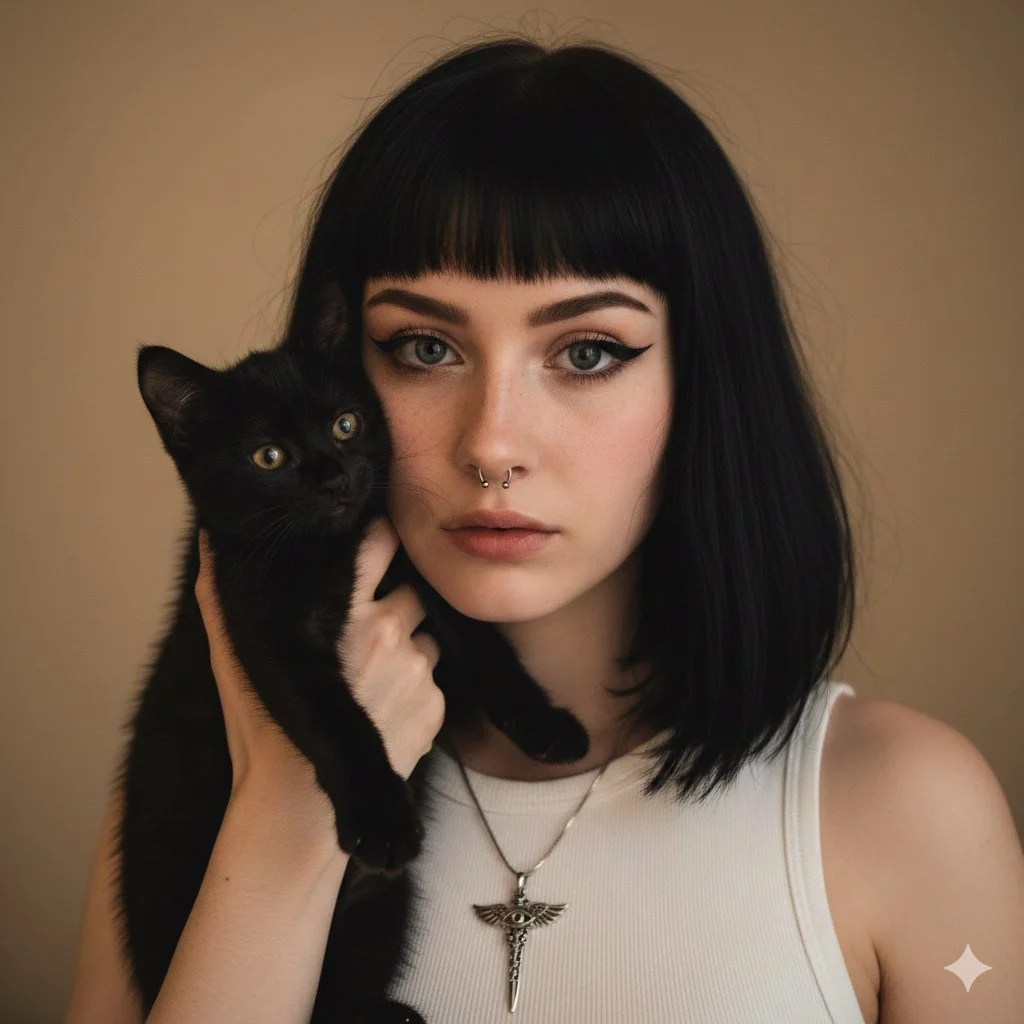 Whispers of Shadows: A Portrait of Elegance