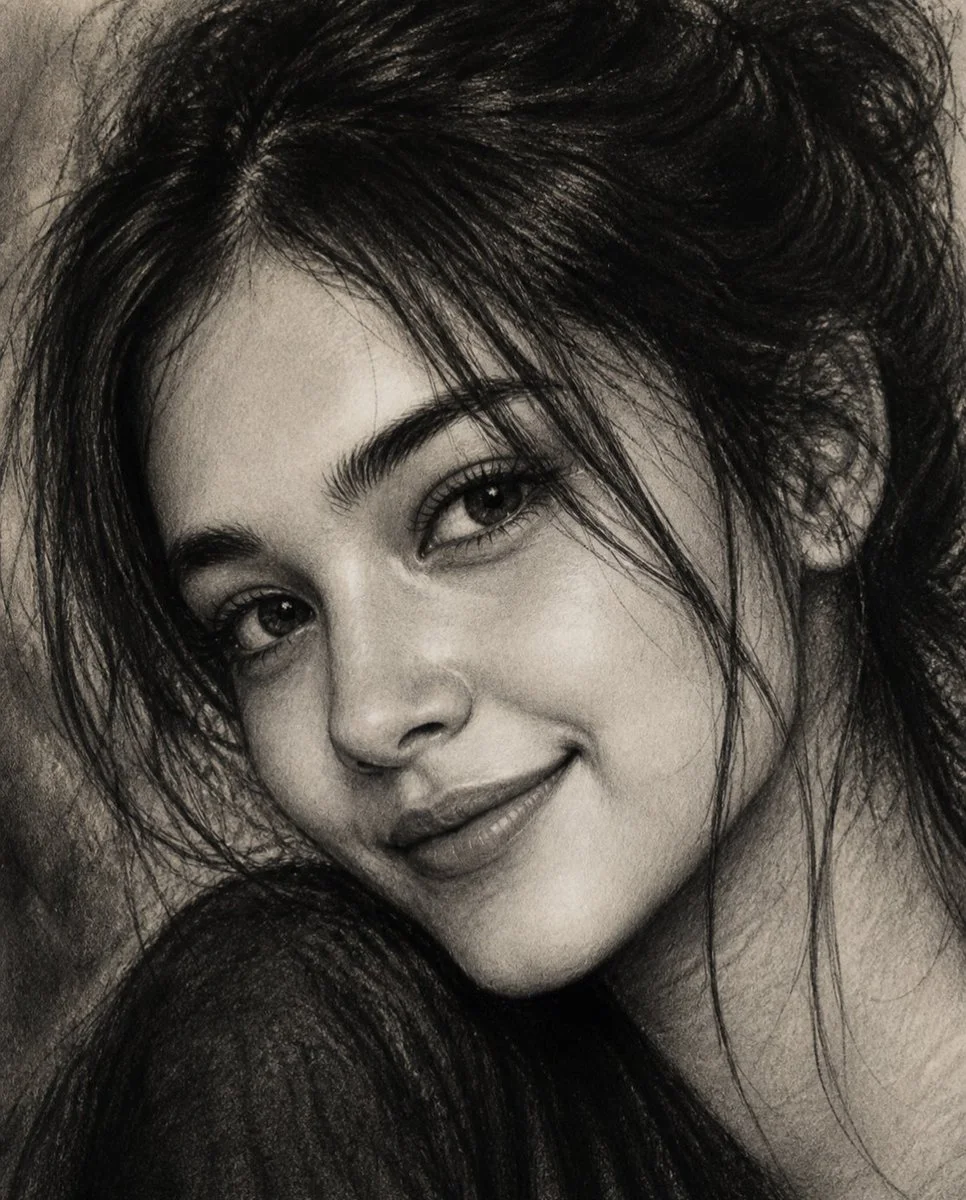 Whispers of Soulfulness in Charcoal