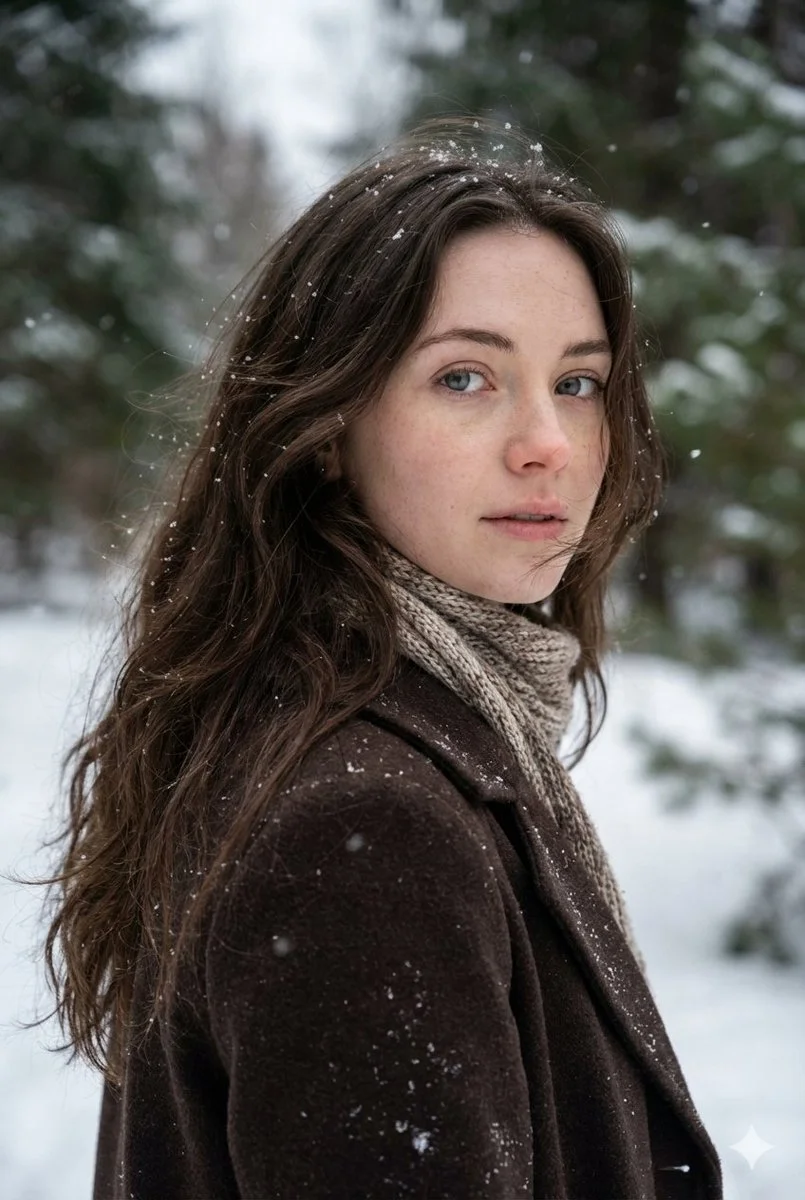 Whispers of Winter: A Cinematic Portrait