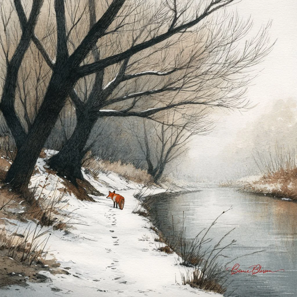 Whispers of Winter: A Fox's Journey