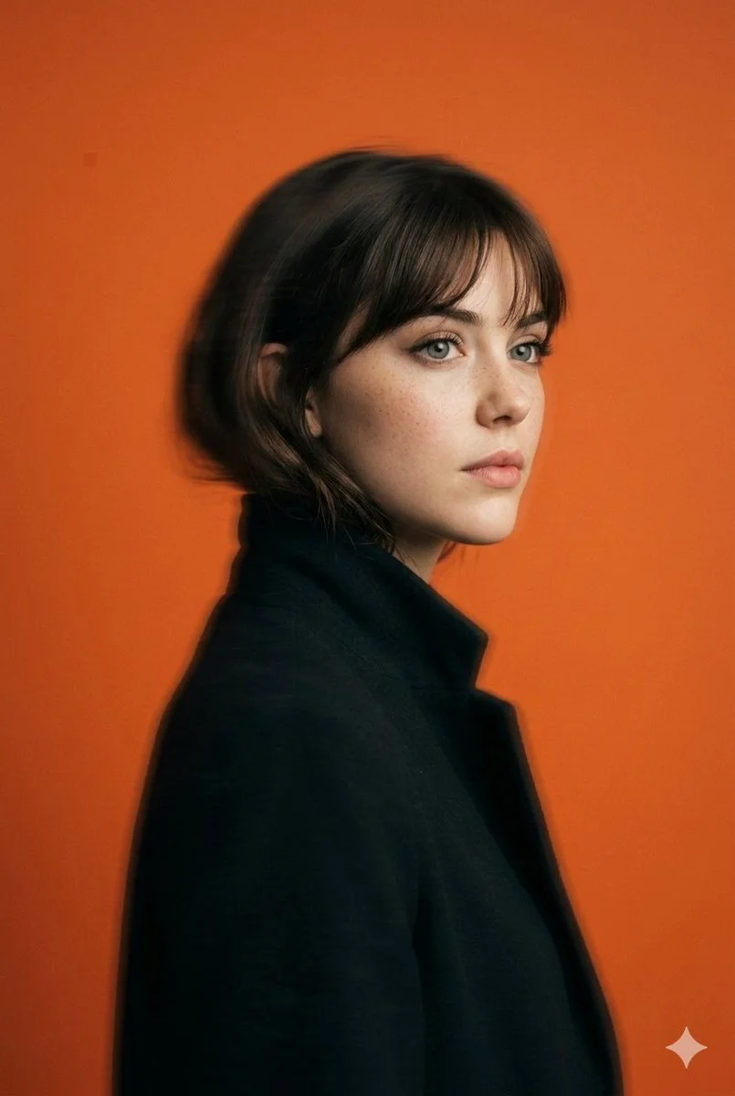 Wind-Tossed Mystery in Orange