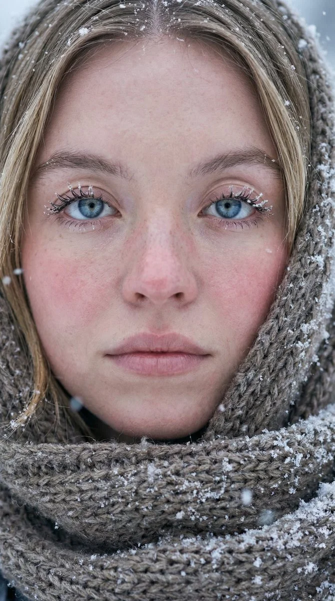 Winter Muse: Portraits of Ethereal Beauty