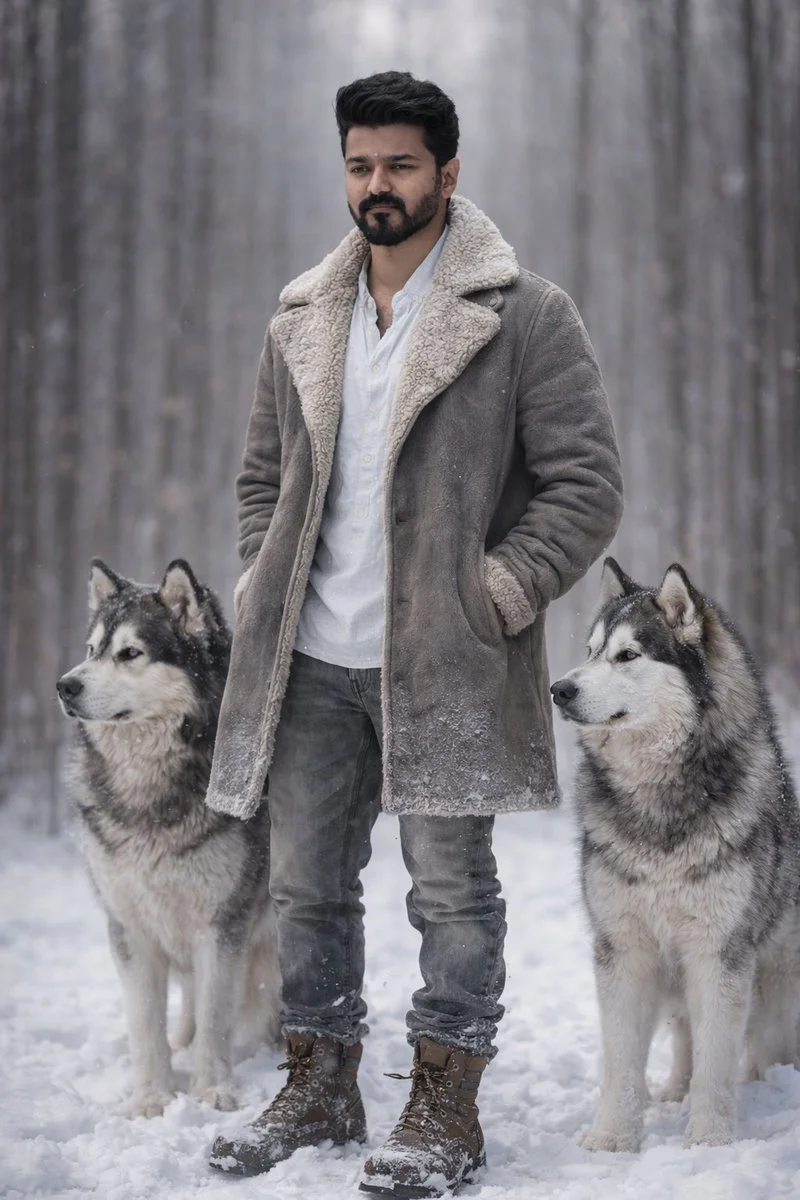 Winter's Guardians: A Portrait of Strength and Serenity