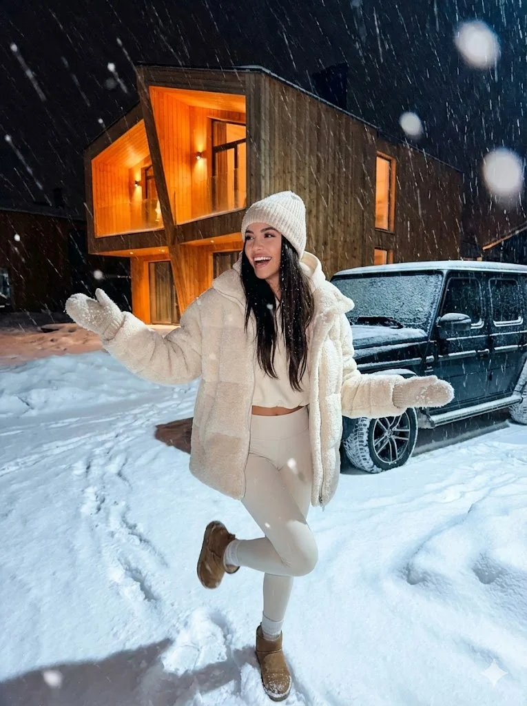 Winter Whimsy: Shakira-Inspired Elegance