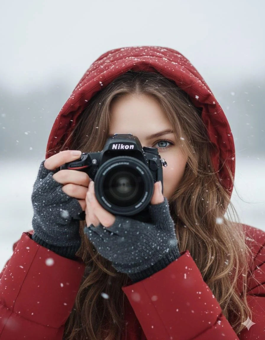 Winter Whispers: A Cinematic Portrait