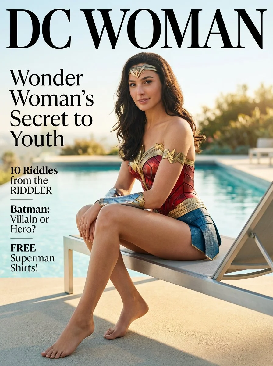 Wonder Woman Unveiled: A Glimpse of Youthful Power