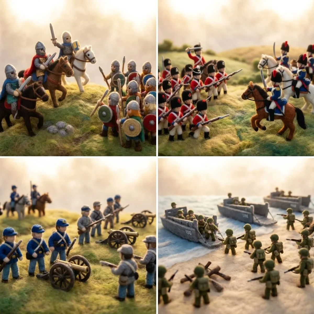Woolen Chronicles of Historic Battles