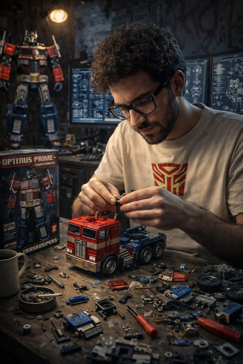 Workshop Drama: Hyper-Realistic Toy Crafting