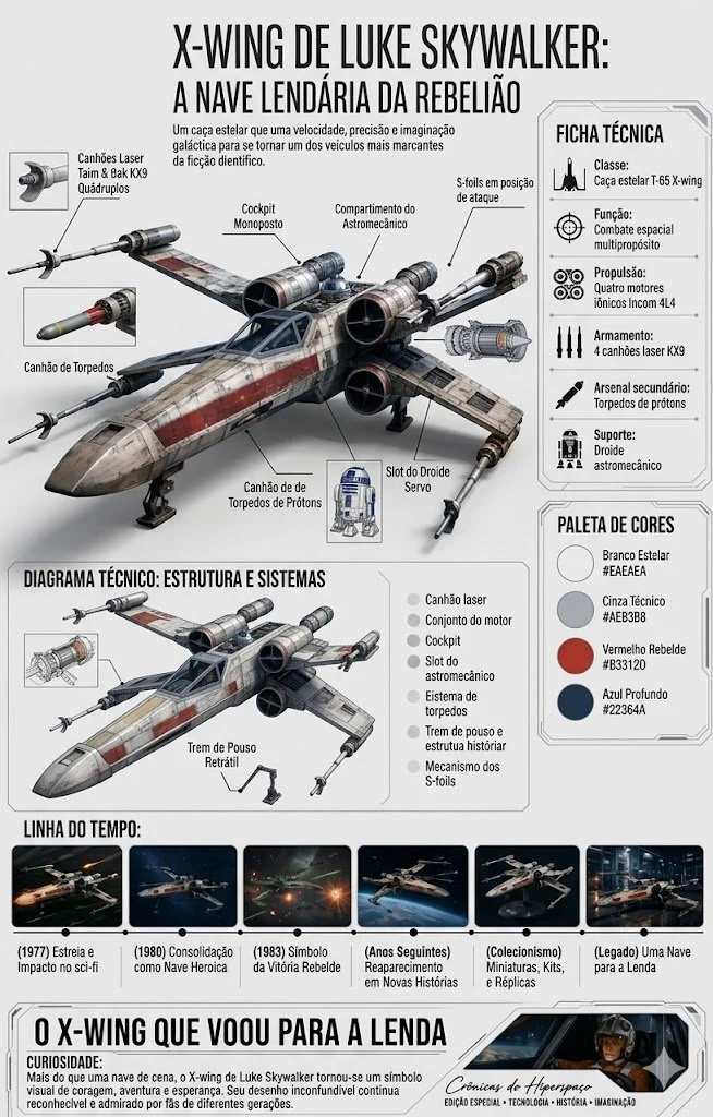 X-wing technical dossier reveals classified starfighter schematics in hangar