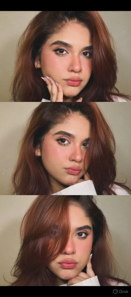 Y2K Glamour: Glossy Portraits with Fiery Fox Makeup