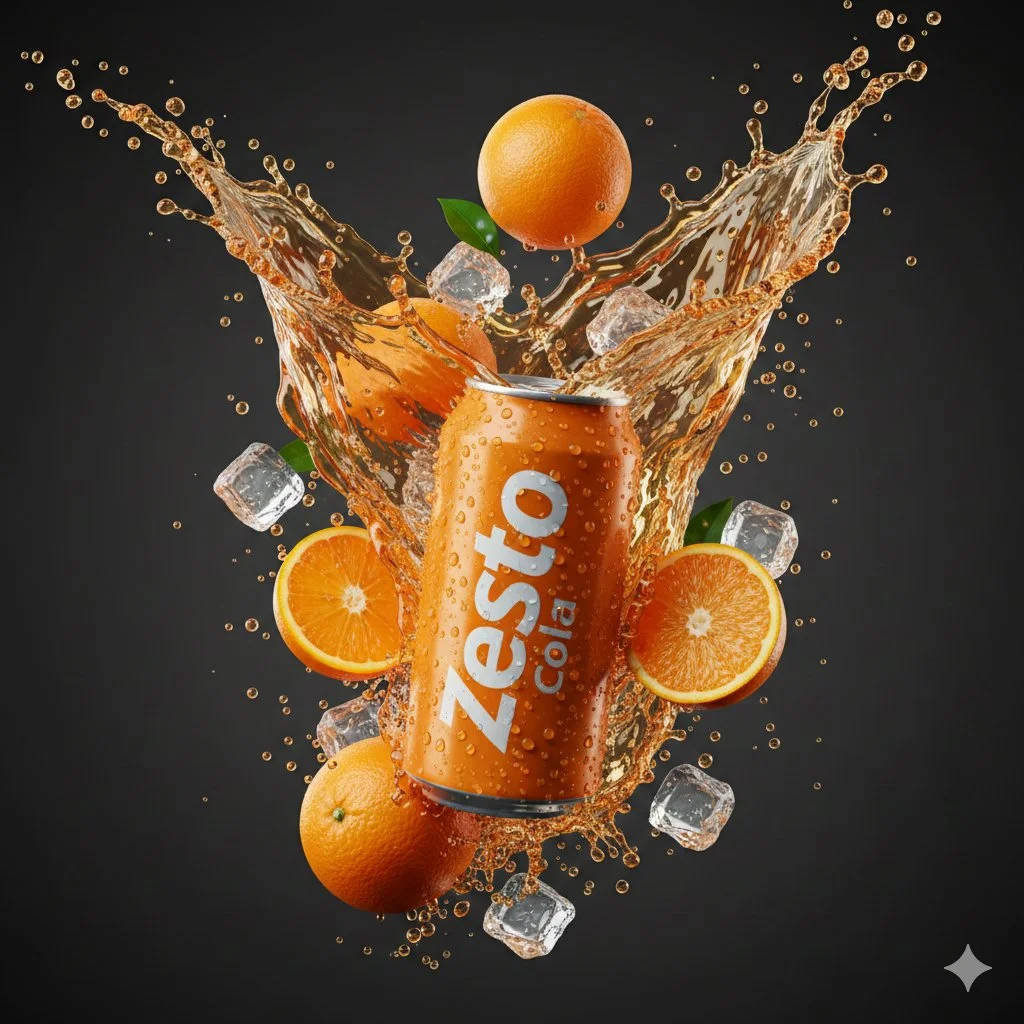 Zesto Cola: A Splash of Citrus Delight